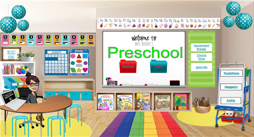 Preschool classroom 
